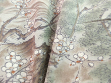Load image into Gallery viewer, Haori Jacket  Light Gray    Plum blossom Tree Scenery  #73
