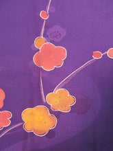 Load image into Gallery viewer, Haori Jacket   Purple    Plum blossom Branch   #74

