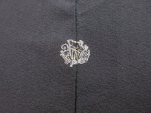 Load image into Gallery viewer, Haori Jacket Vintage(1950-1980)  Black    Flower    #100
