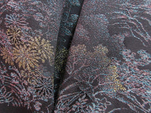 Load image into Gallery viewer, Haori Jacket Vintage(1950-1980)  Black    Flower    #100
