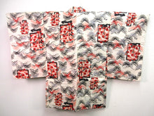 Load image into Gallery viewer, Haori Jacket Vintage(1920-1950) Cream White    Meisen Plum blossom Pine Tree  #103
