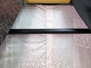 Haori Jacket   Black Gold   Glinting Chrysanthemum Paulownia  #79