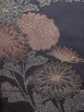 Load image into Gallery viewer, Haori Jacket   Black Gold   Glinting Chrysanthemum Paulownia  #79
