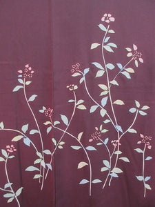 Haori Jacket   Maroon    Rinzu Flower   #106