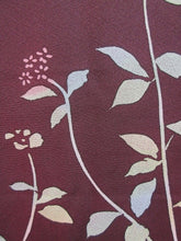 Load image into Gallery viewer, Haori Jacket   Maroon    Rinzu Flower   #106
